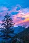 Slovenia, Triglav National Park. Mountain landscape at sunset. Art Print